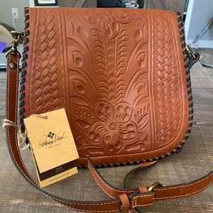 Patricia Nash Tooled Satchel